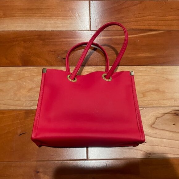 Fendi Red Plastic Micro / Mini Top Handle Bag - Picture 6 of 8